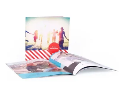 Полиграфический фотожурнал в мягкой фотообложке